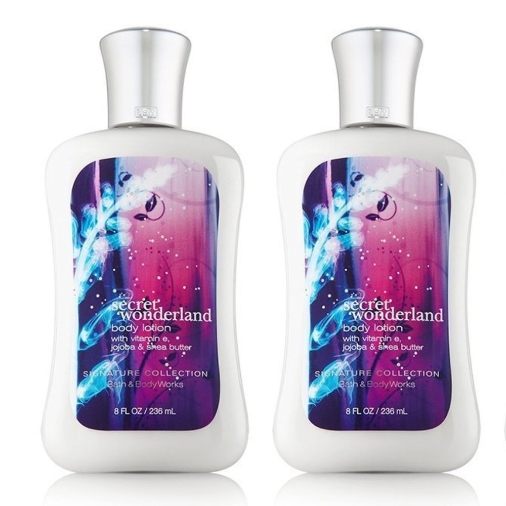 LOT OF TWO SECRET WONDERLAND BODY LOTION